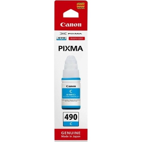 ΜΕΛΑΝΙ ΕΚΤΥΠΩΤΗ CANON GI-490 (0664C001) CYAN ΓΙΑ G1400/ G2200 /G2400/ G3200/ G3400
